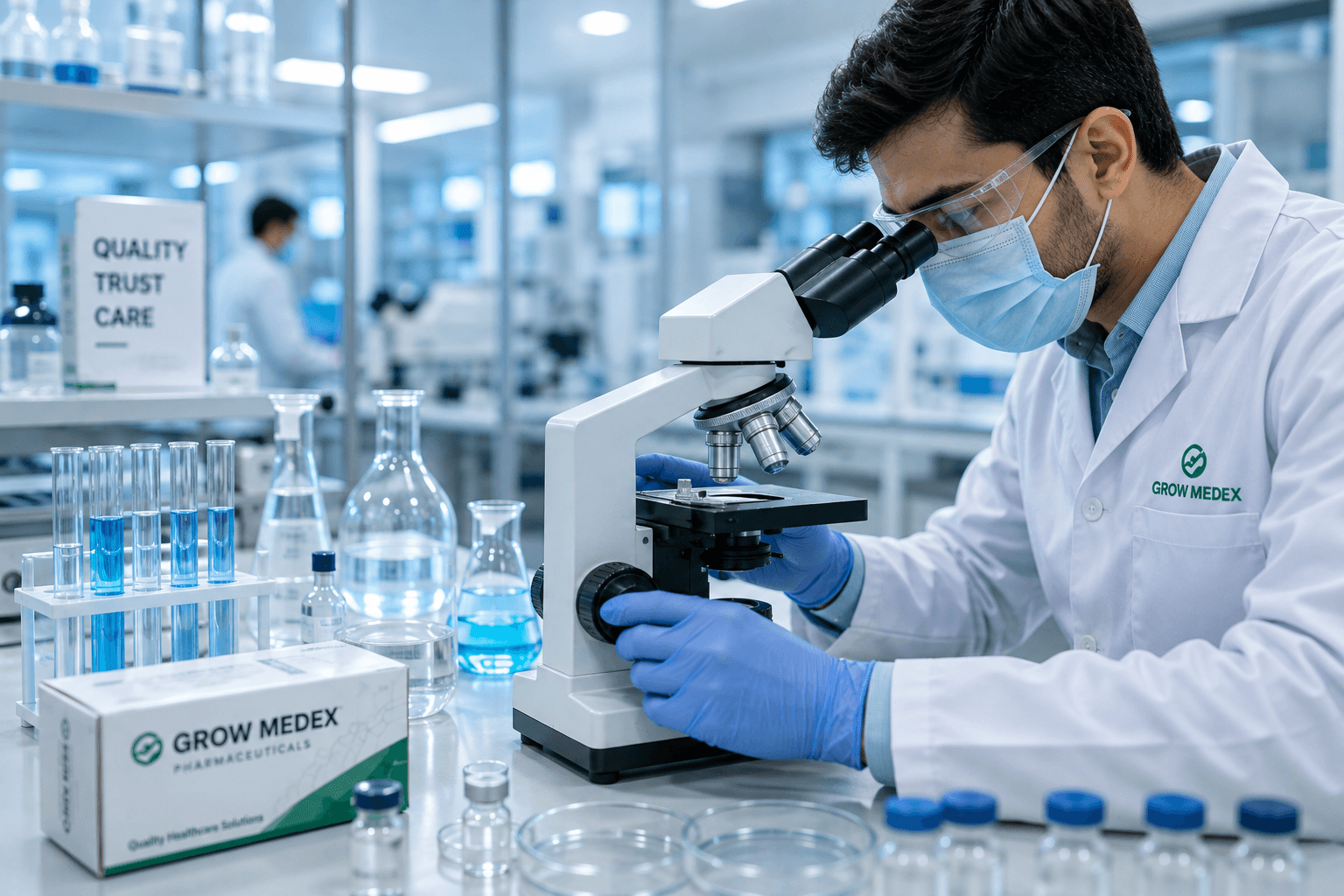 Pharmaceutical laboratory research