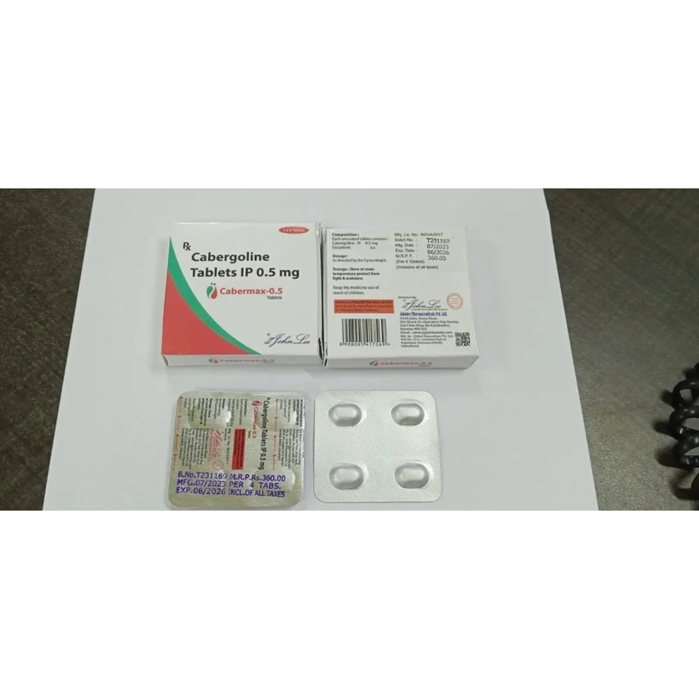 0.5mg Cabermax Cabergoline Tablet
