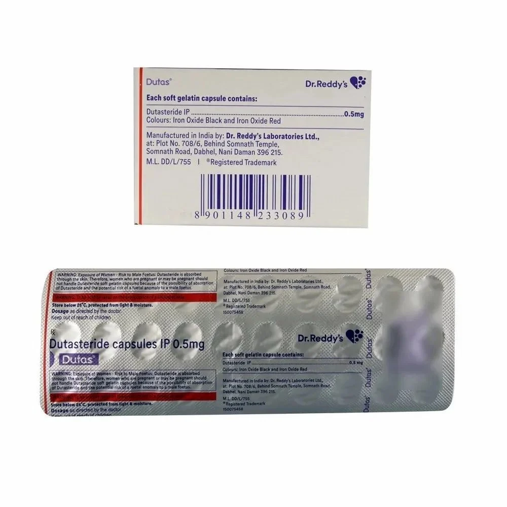 0.5mg Dutas Dutasteride Capsules