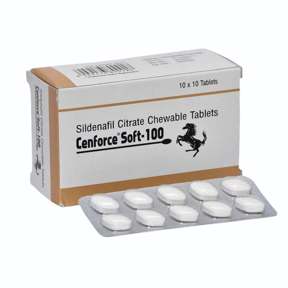 100mg Cenforce Soft Sildenafil Tablets