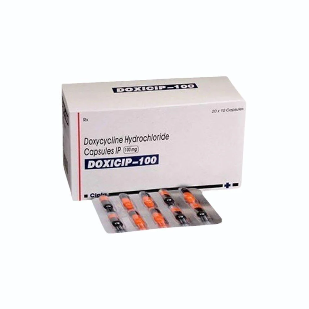 100mg Doxicip Doxycycline Capsule