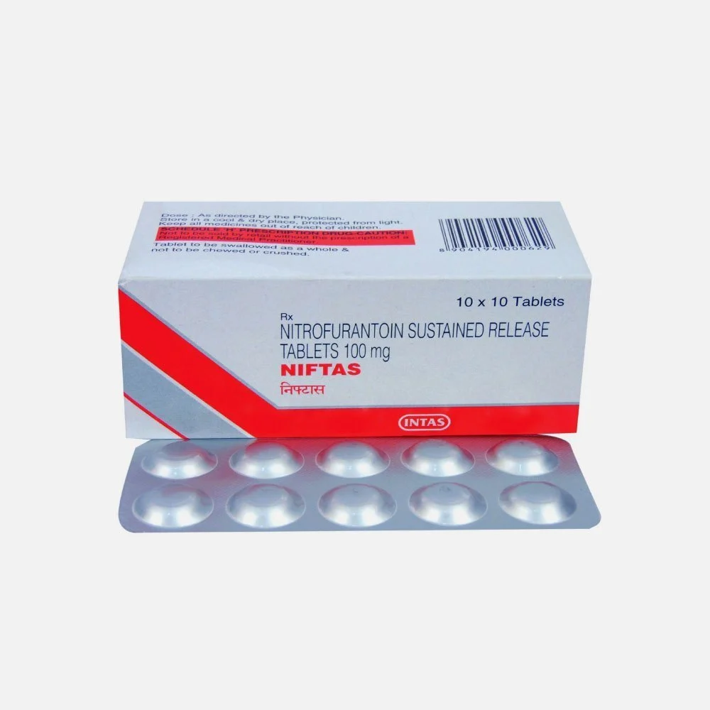 100mg Niftas Nitrofurantoin Tablets