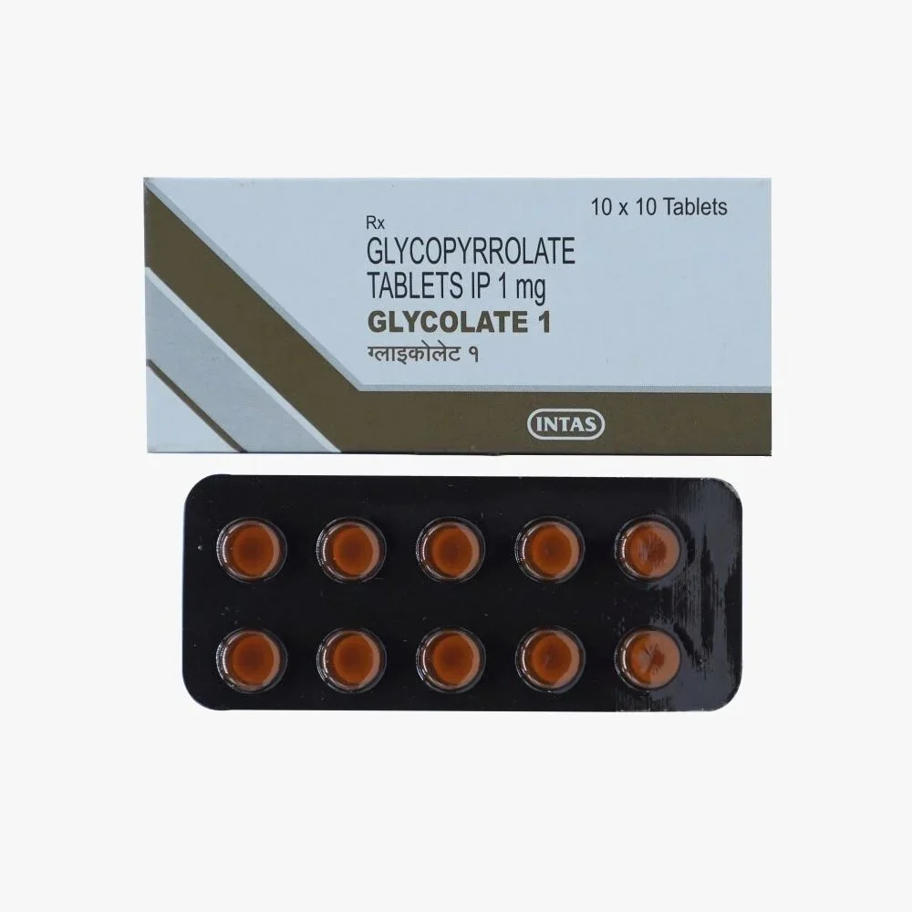 1mg Glycolate Glycopyrrolate Tablets