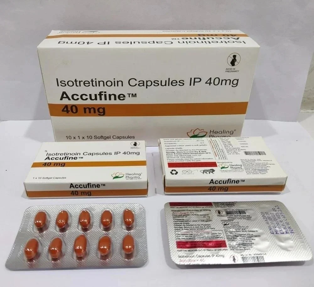 20mg Accufine Isotretinoin Capsules