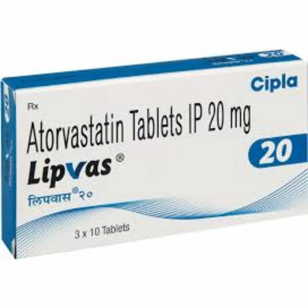 20mg Lipvas Atorvastatin Tablets