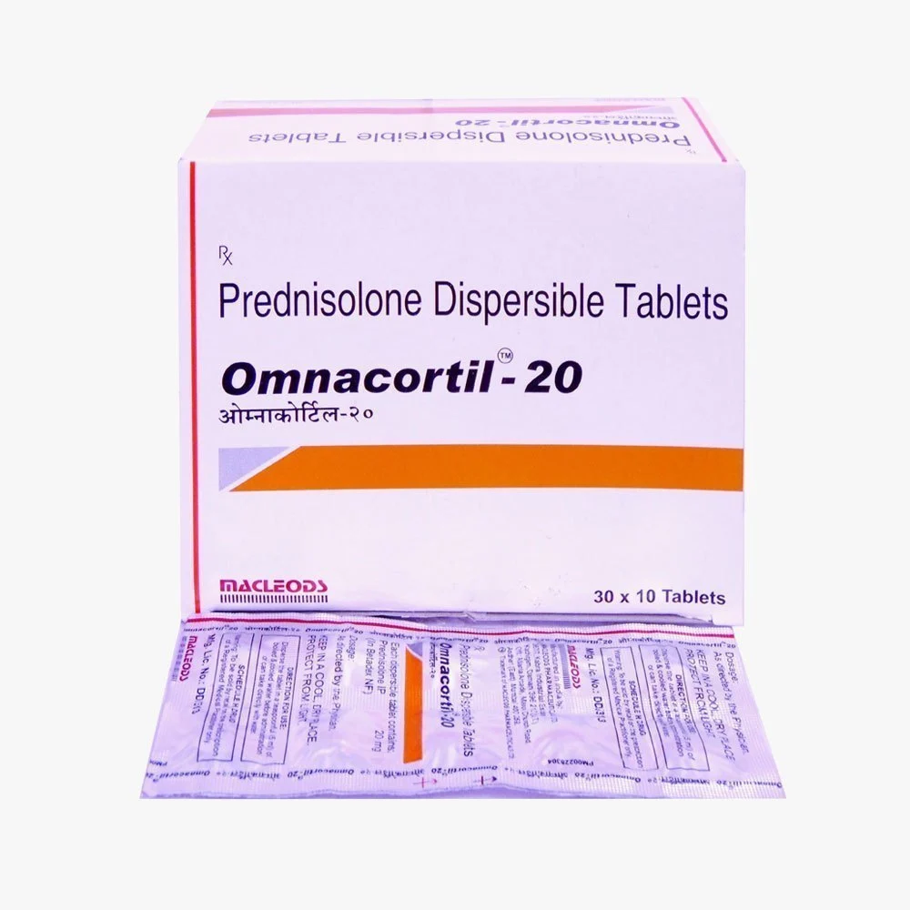 20mg Omnacortil Prednisolone Tablets