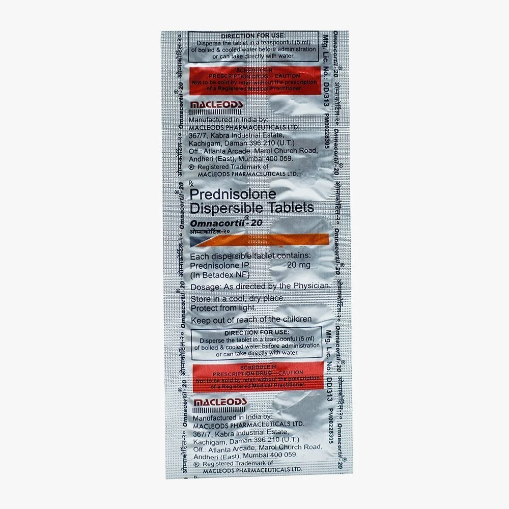 20mg Prednisolone Dispersible Tablets