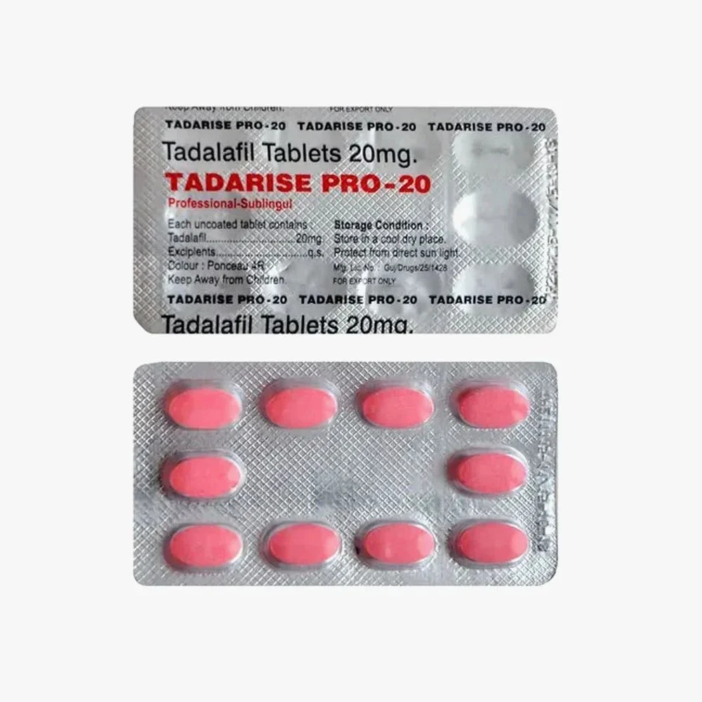 20mg Tadarise Pro Tadalafil Tablets