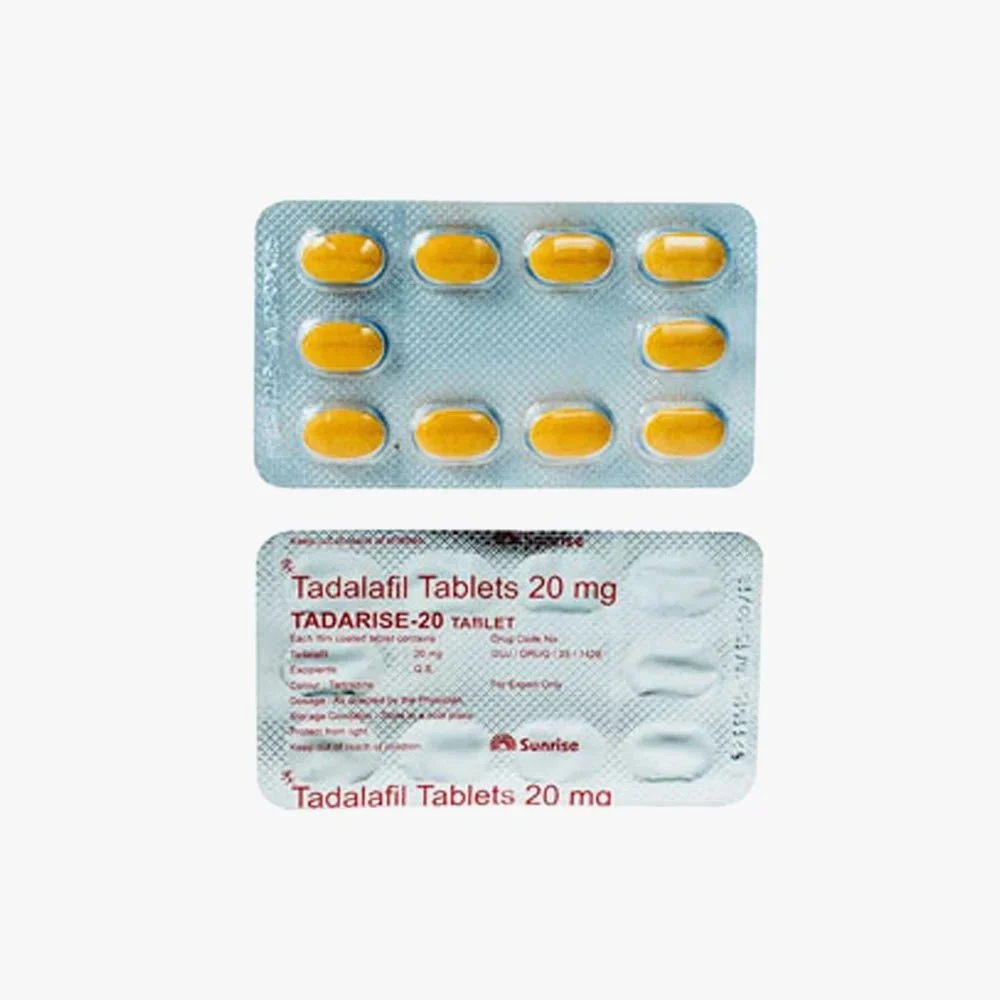 20mg Tadarise Tadalafil Tablets