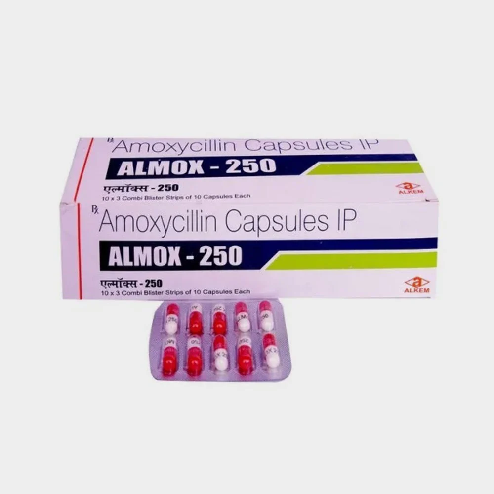 250mg Almox Amoxicillin Capsule