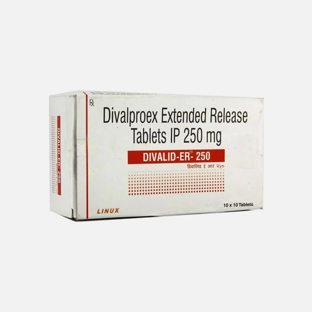 250mg Divalid ER Divalproex Sodium Tablets