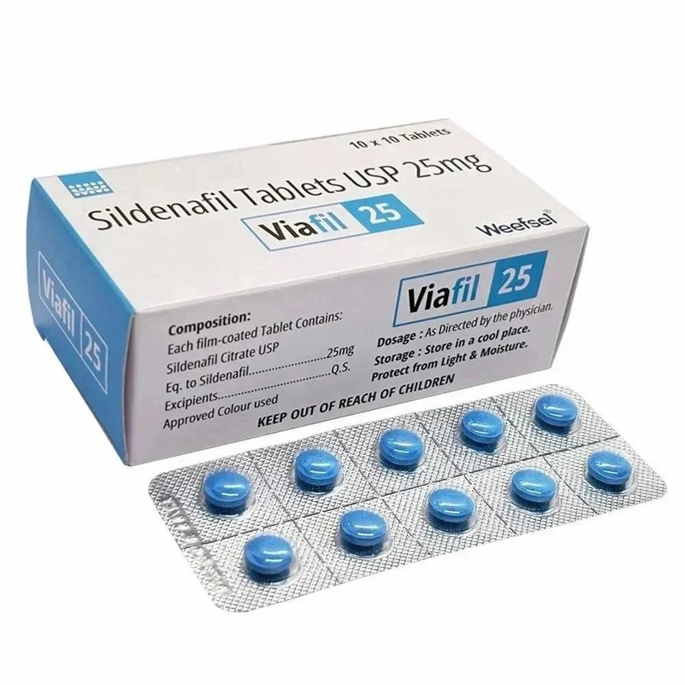 25mg Viafil Sildenafil Tablets