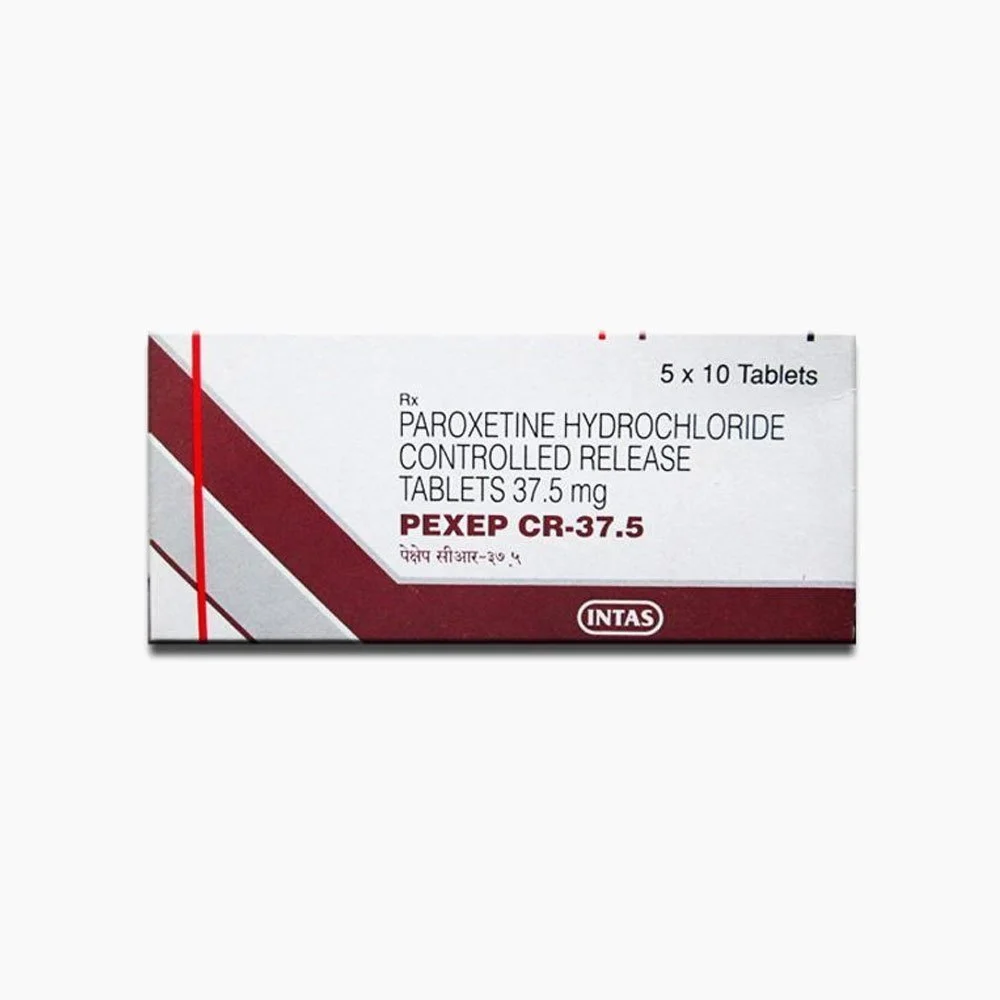 37.5mg Pexep CR Paroxetine Tablets