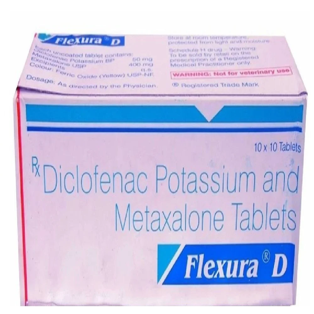 400mg Flexura D Diclofenac and Metaxalone Tablet