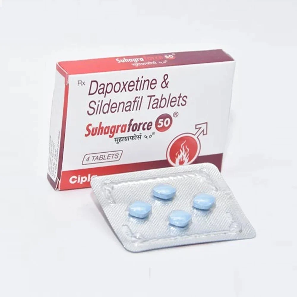 50mg Suhagra Force Dapoxetine Sildenafil Tablet