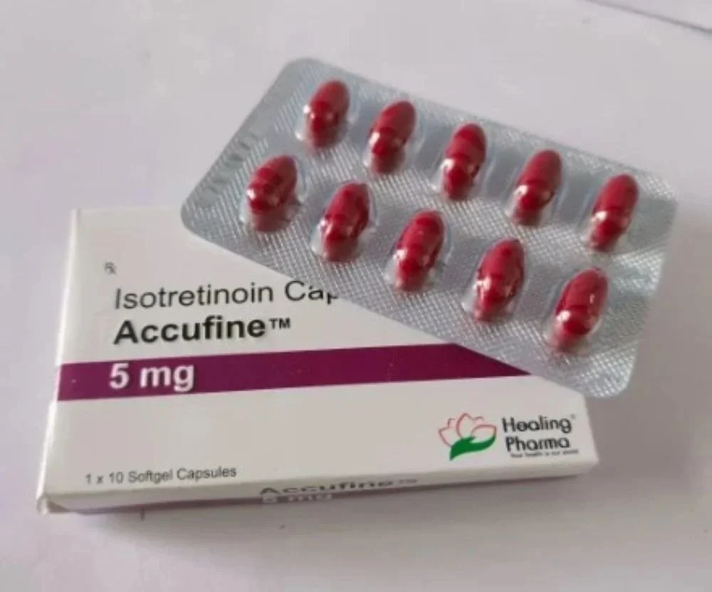 5mg Accufine Isotretinoin Capsules