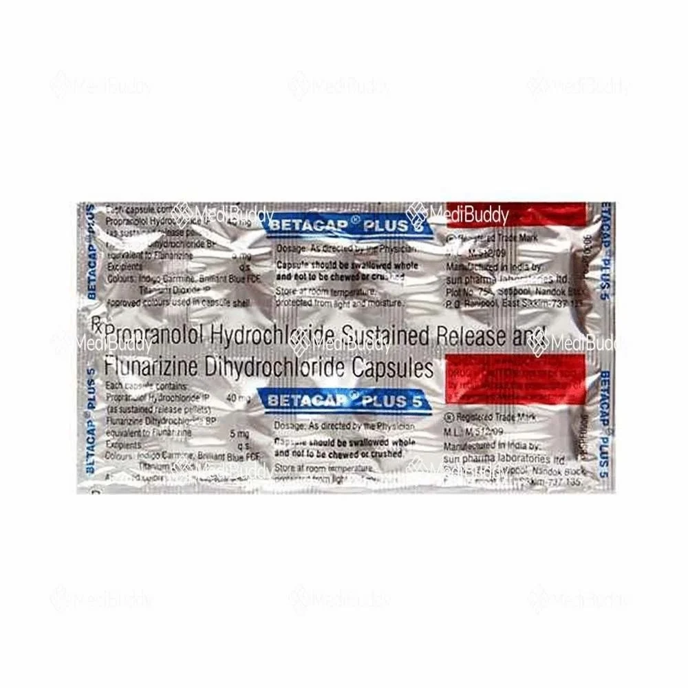 5mg Betacap Plus Propranolol Capsules