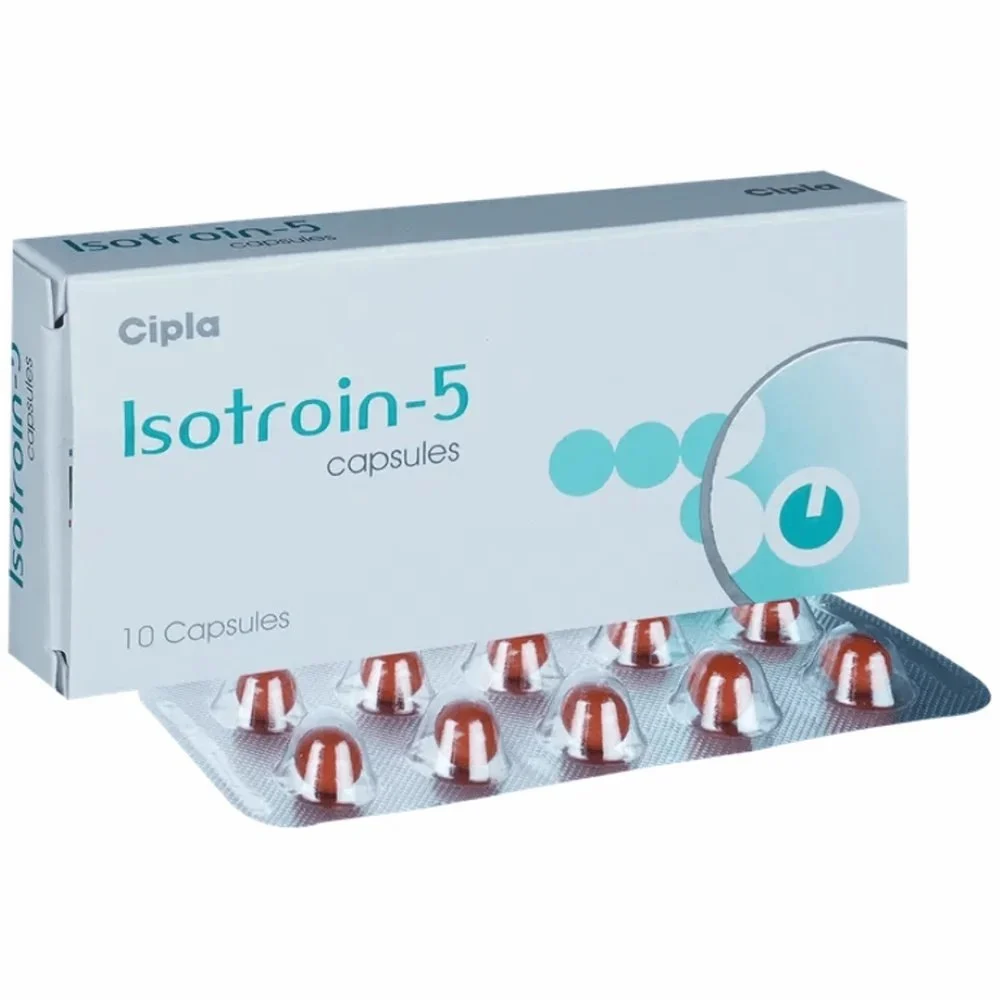 5mg Isotroin Isotretinoin Capsules