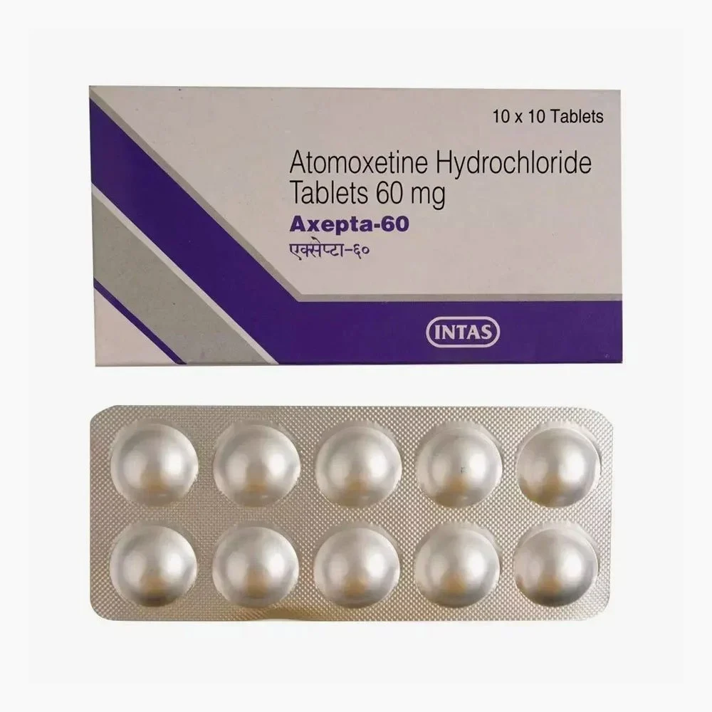 60mg Axepta Atomoxetine Tablet