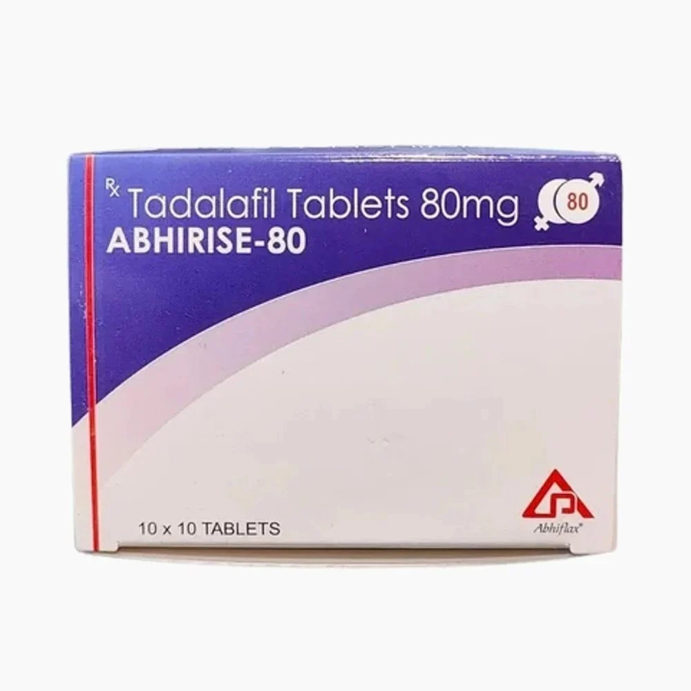 80mg Abhirise Tadalafil Tablet