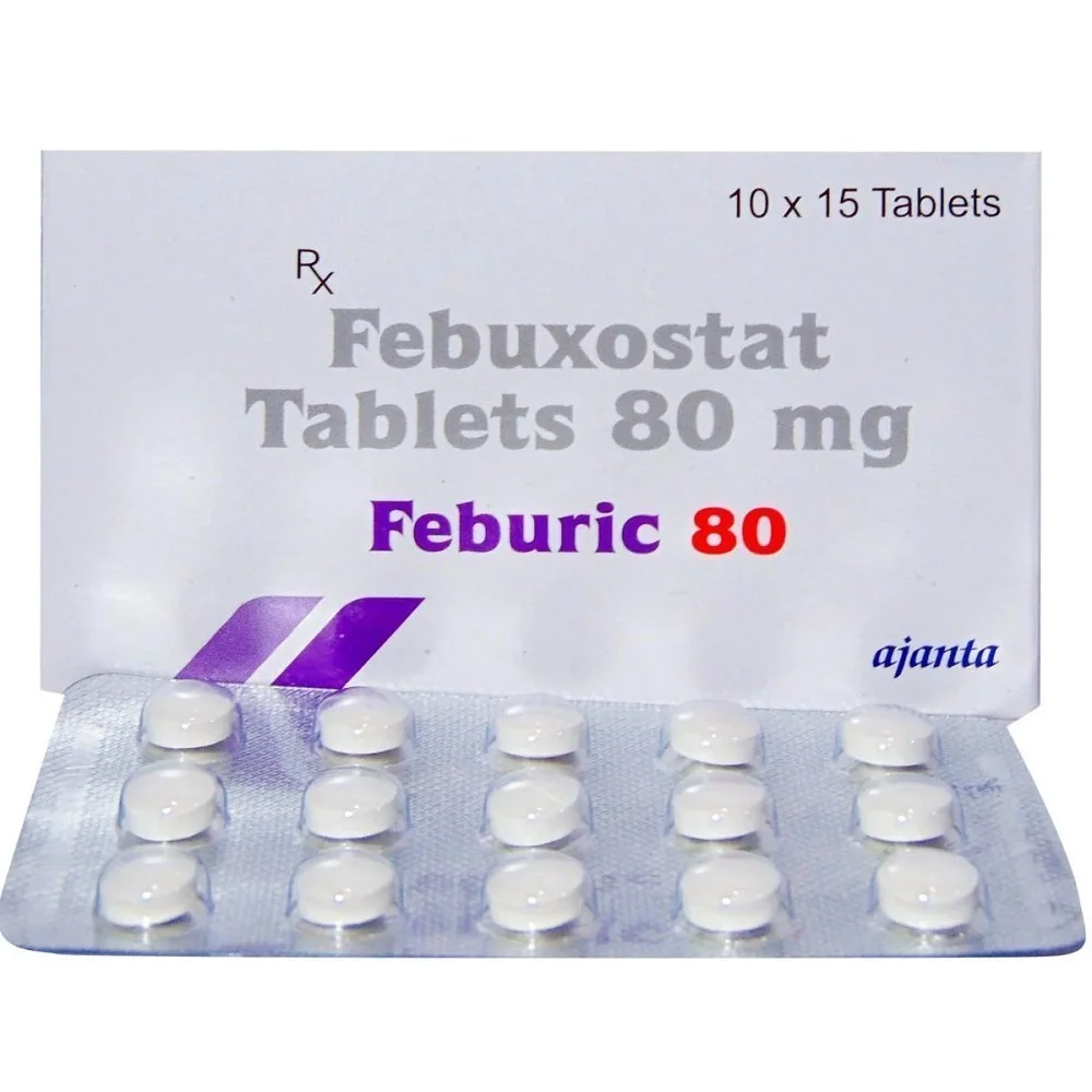 80mg Feburic Febuxostat Tablet