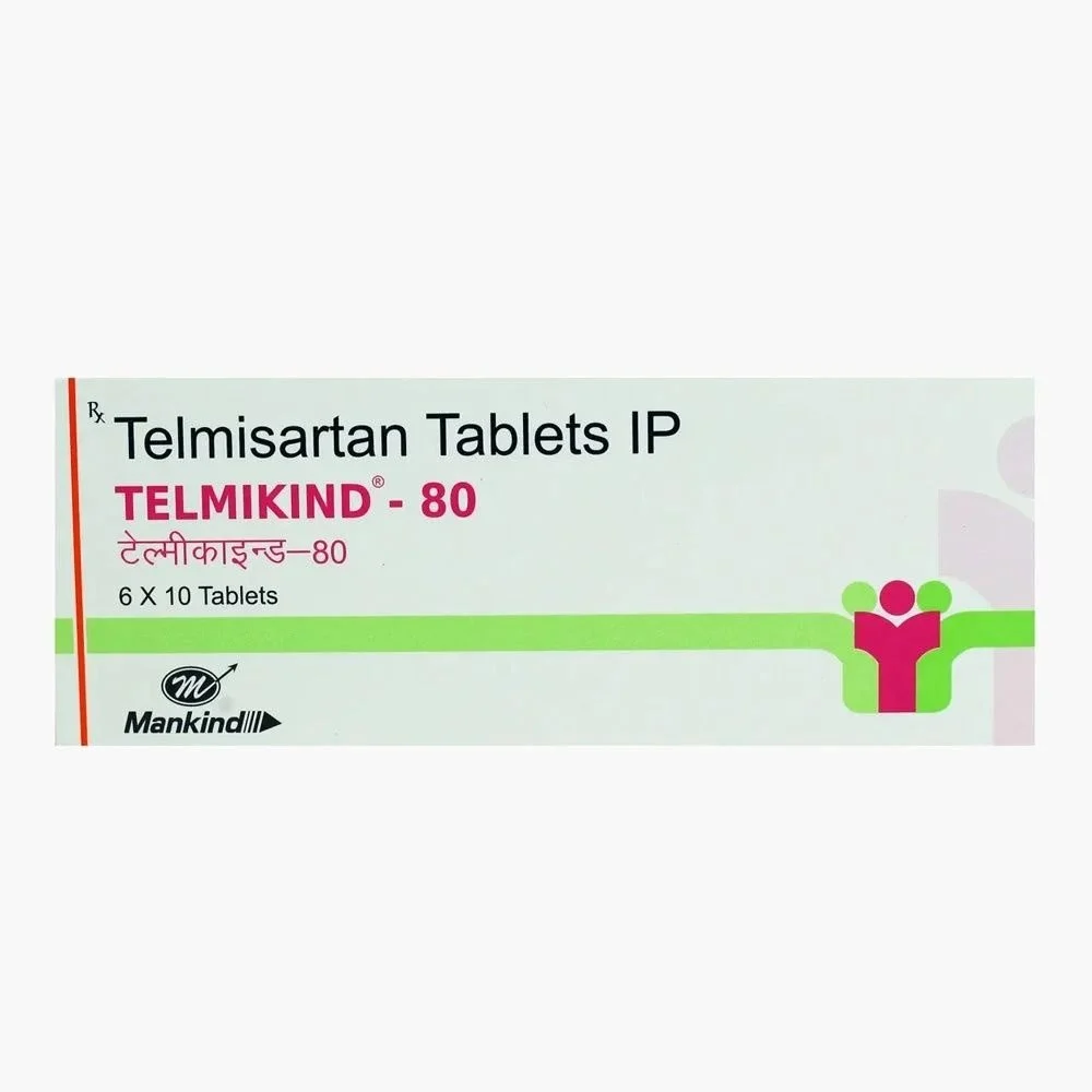 80mg Telmikind Telmisartan Tablets
