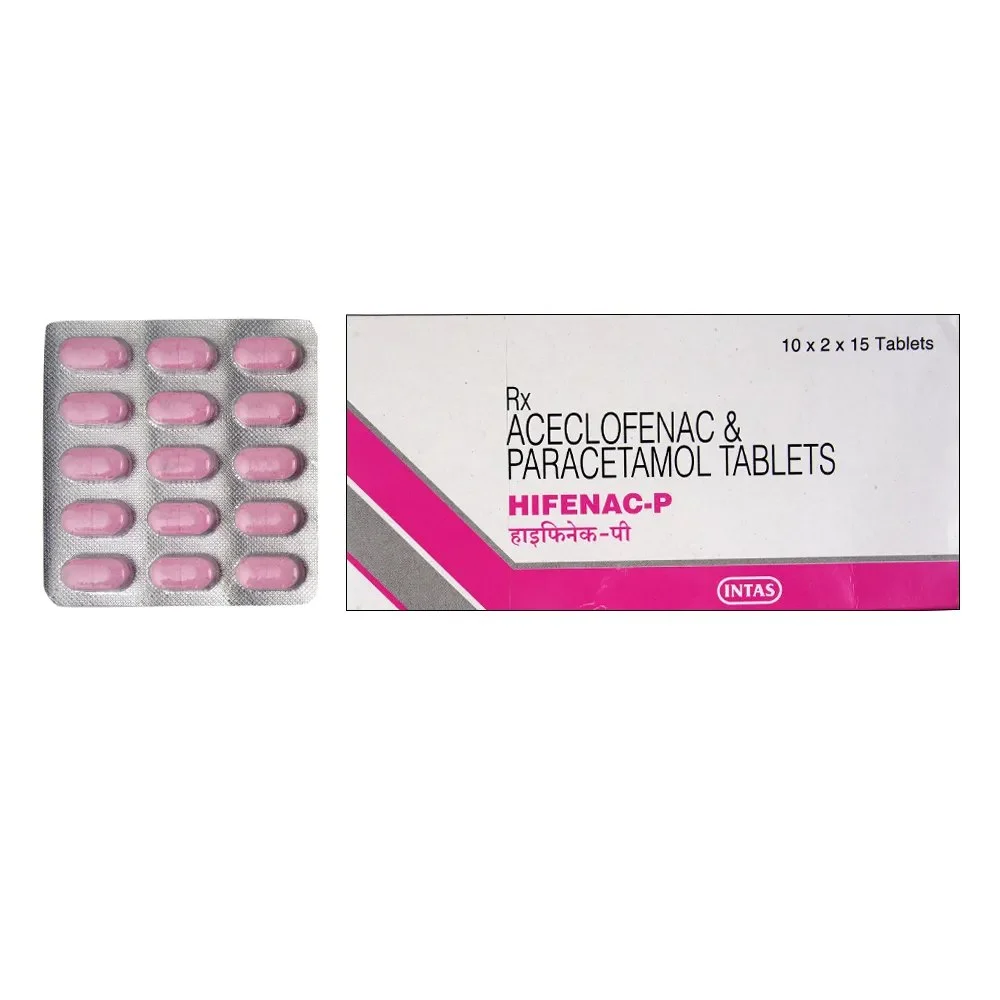 Aceclofenac and Paracetamol Tablet