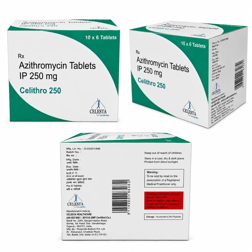 Celithro Azithromycin Tablet