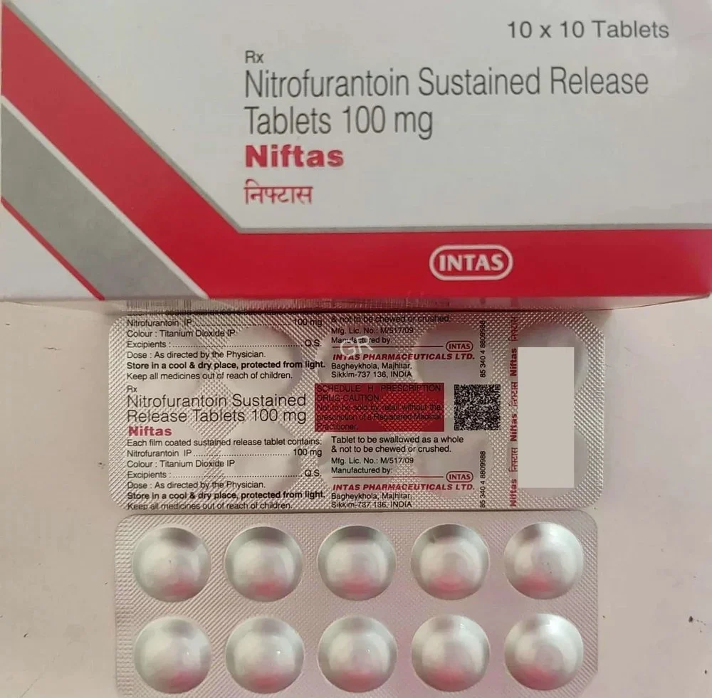 Nitrofurantoin Niftas Tablets