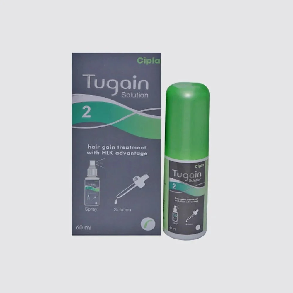 Tugain Solution 2%W/V Minoxidil Spray